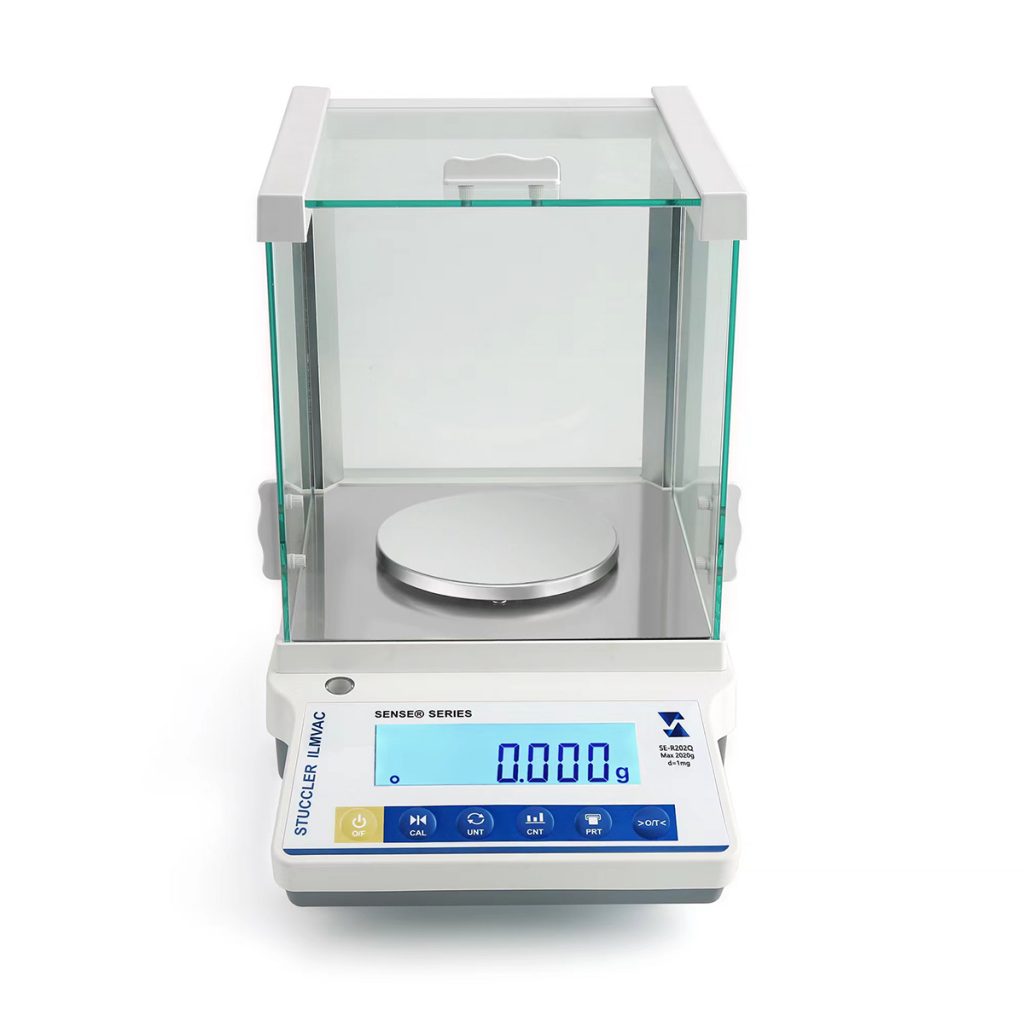 1mg high precision balance front side